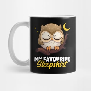 My Favourite Sleepshirt Cute Owl Mug